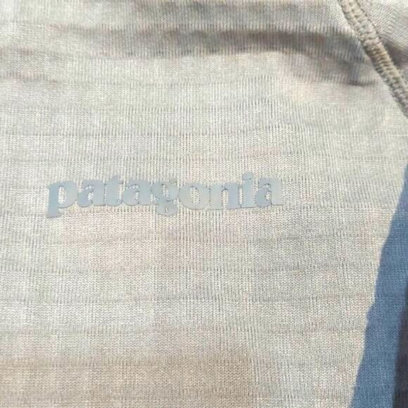 Patagonia Gray Waffle Full Zip Jacket Sz S - Picture 3 of 9